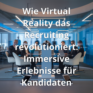 Read more about the article Wie Virtual Reality das Recruiting revolutioniert: Immersive Erlebnisse für Kandidaten