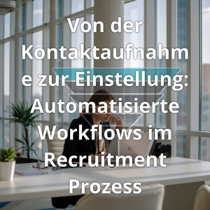 Read more about the article Von der Kontaktaufnahme zur Einstellung: Automatisierte Workflows im Recruitment Prozess