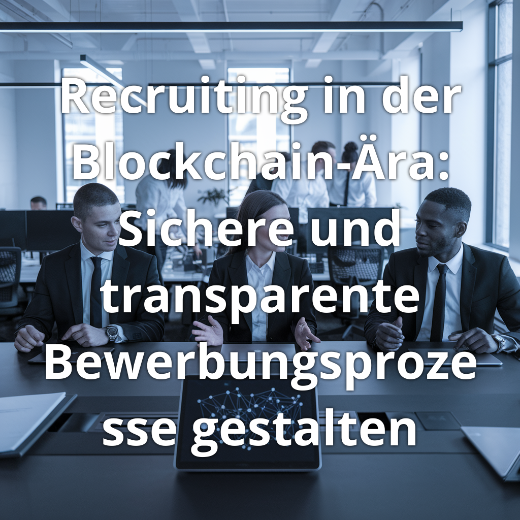 Read more about the article Recruiting in der Blockchain-Ära: Sichere und transparente Bewerbungsprozesse gestalten