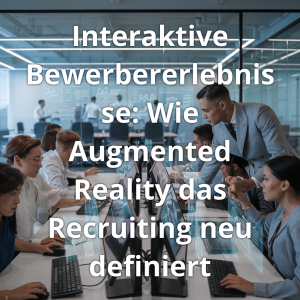 Read more about the article Interaktive Bewerbererlebnisse: Wie Augmented Reality das Recruiting neu definiert