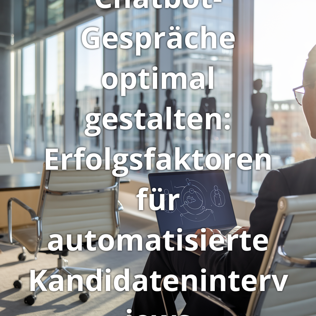 Read more about the article Chatbot-Gespräche optimal gestalten: Erfolgsfaktoren für automatisierte Kandidateninterviews