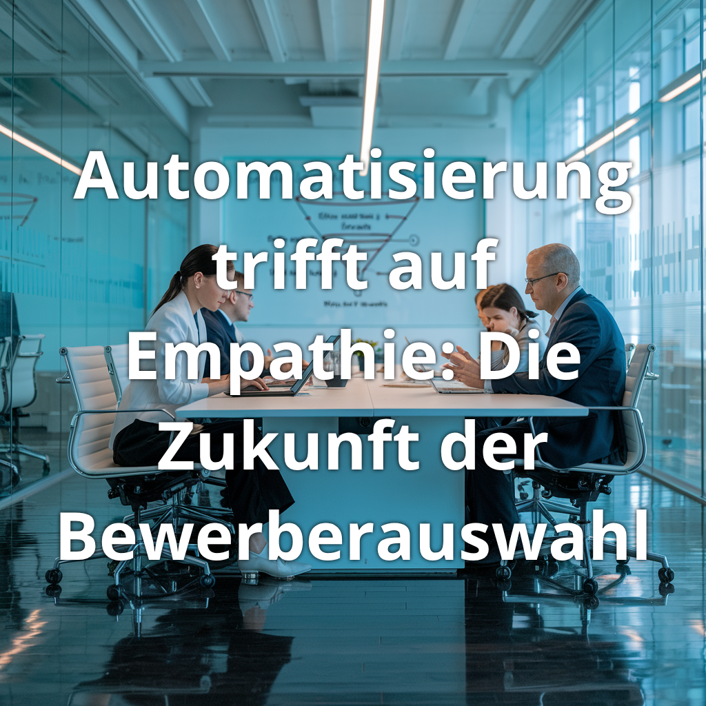 Read more about the article Automatisierung trifft auf Empathie: Die Zukunft der Bewerberauswahl